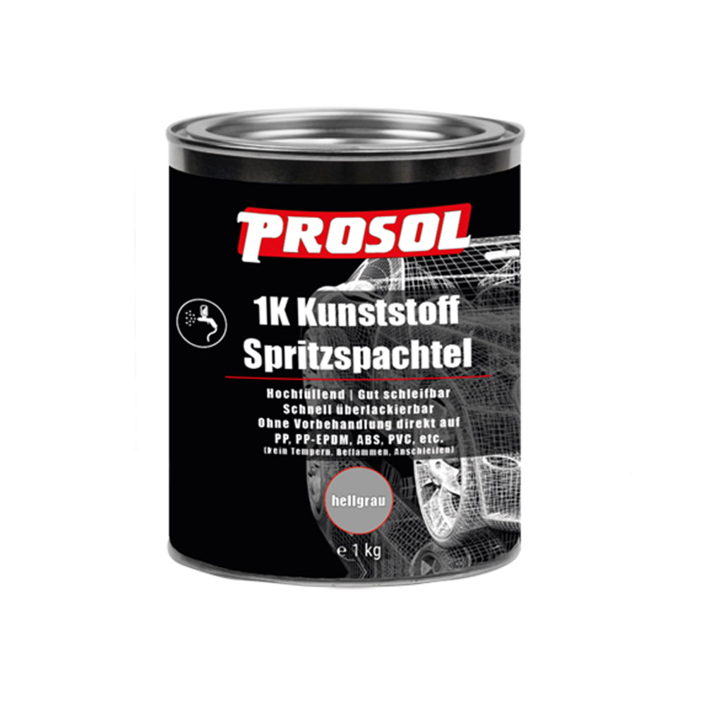 Prosol Kunststoffspachtel (styrolreduziert), inkl. Härter – PROSOL Lacke +  Farben GmbH